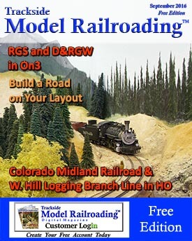 September 2016 Free Edition of Trackside Model Railroading