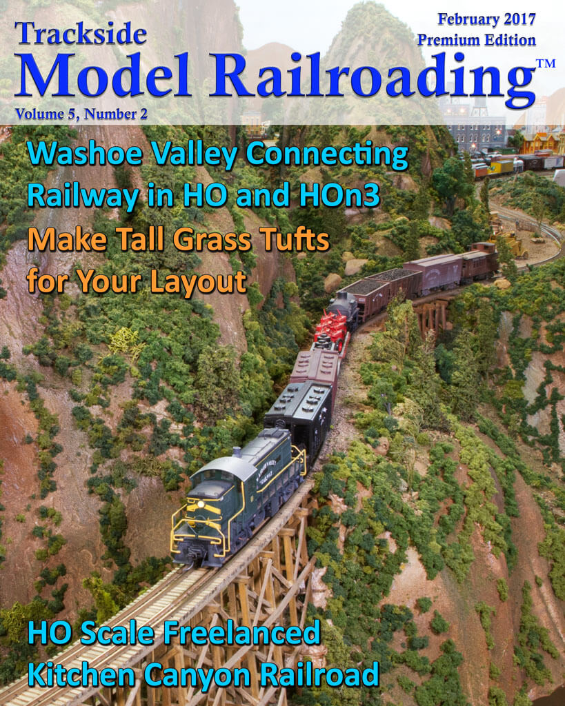 Trackside Model Railroading Digital Magazine February 2017 Cover