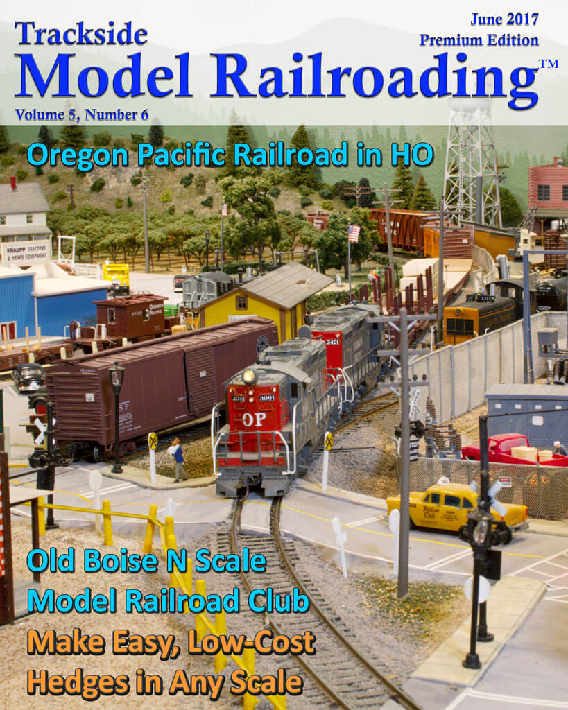 Trackside Model Railroading Digital Magazine June 2017 Cover