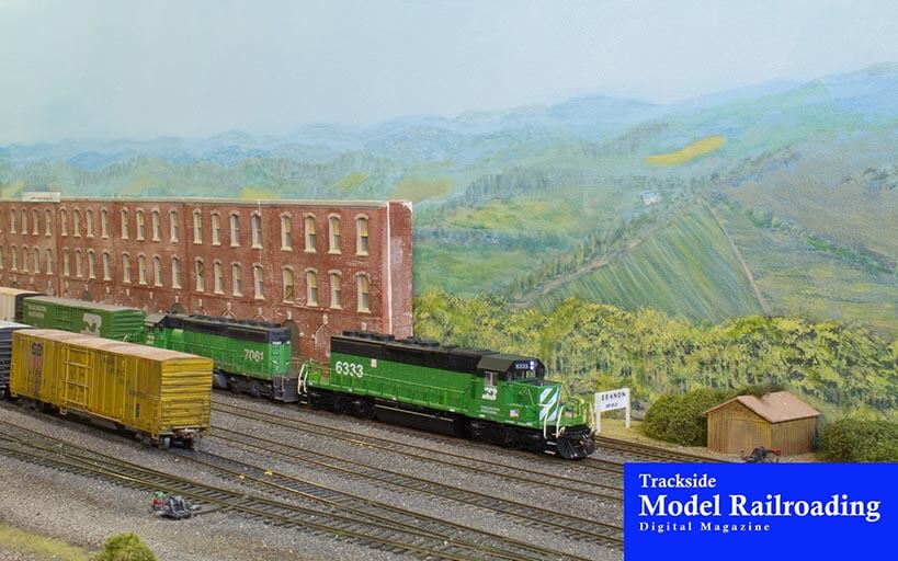 Trackside Model Railroading Clint Brown's Fort Worth and Great Northern Railroad i HO