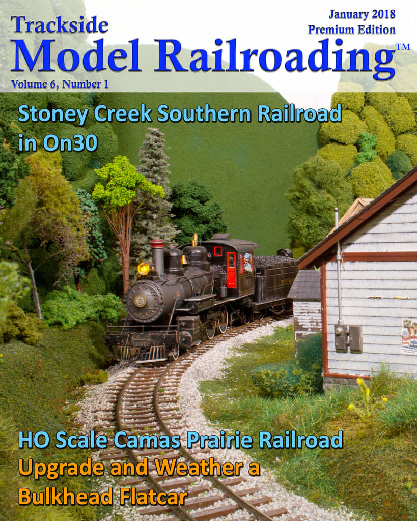Trackside Model Railroading Digital Magazine January 2018 Cover