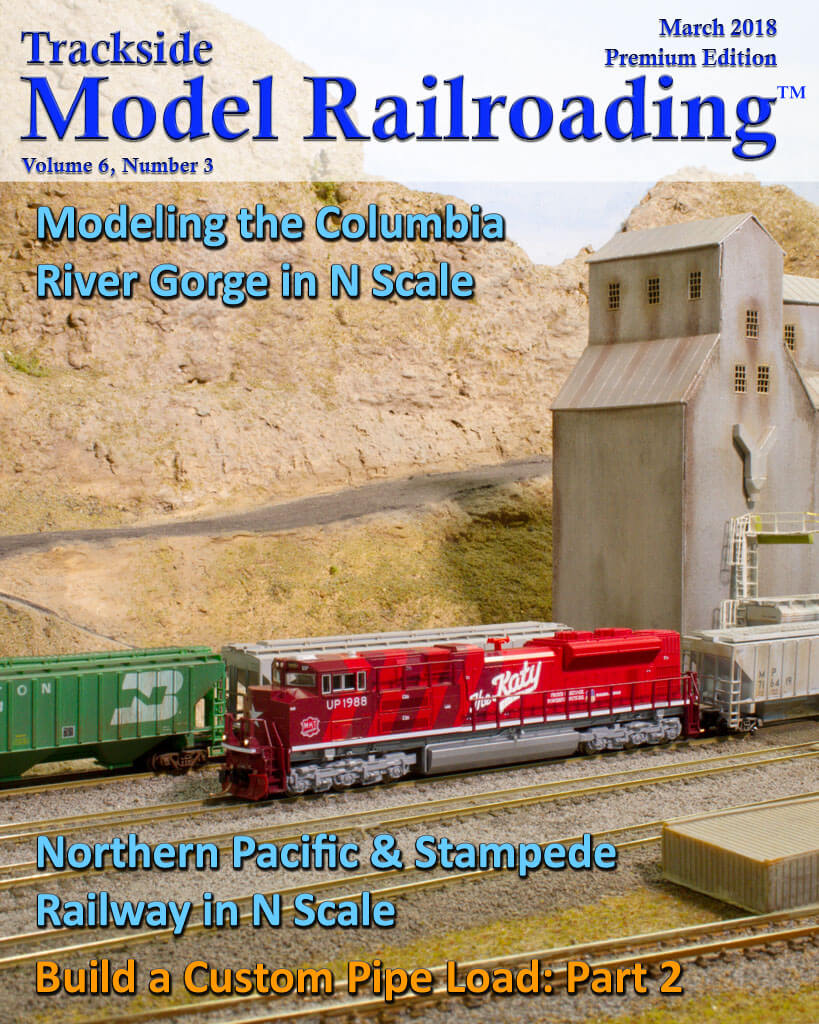 Trackside Model Railroading Digital Magazine March 2018 Cover