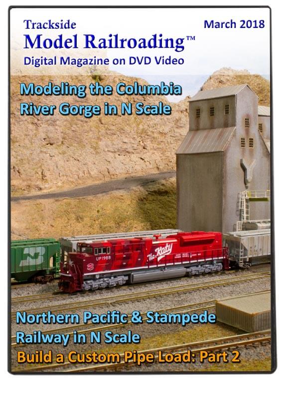 Trackside Model Railroading on DVD featuring the following: The Columbia River Gorge and Northern Pacific & Stampede Railway both in N scale.