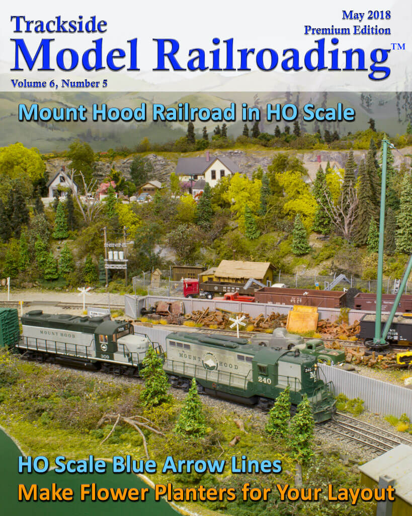 Trackside Model Railroading Digital Magazine May 2018 Cover