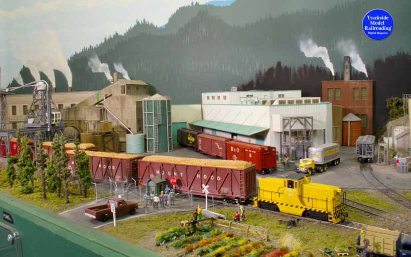 Trackside Model Railroading Mount Hood Railroad in HO Scale.