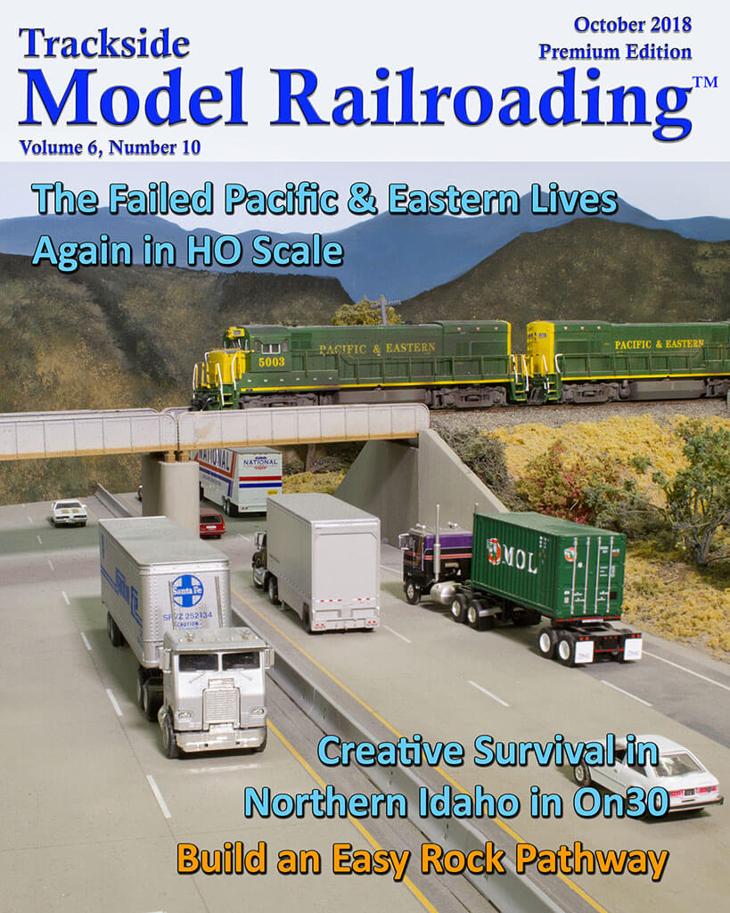 Trackside Model Railroading Digital Magazine October 2018 Cover