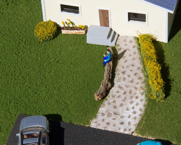 Make a rock path for Your Layout