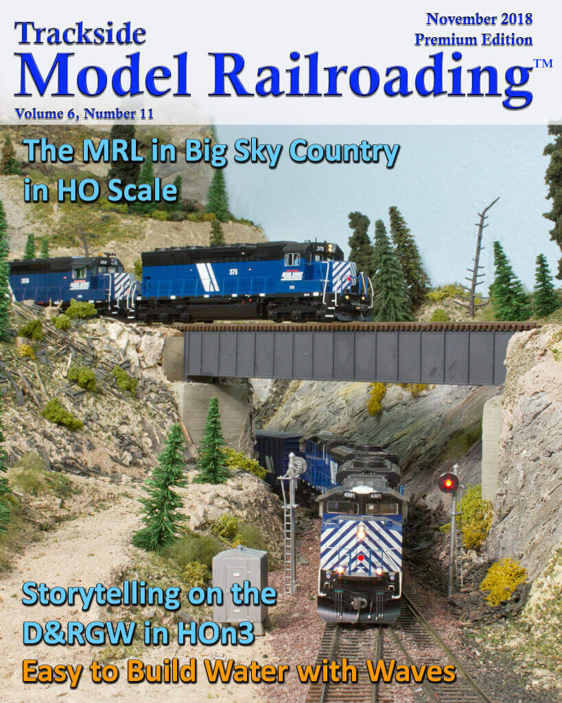 Trackside Model Railroading Digital Magazine November 2018 Cover