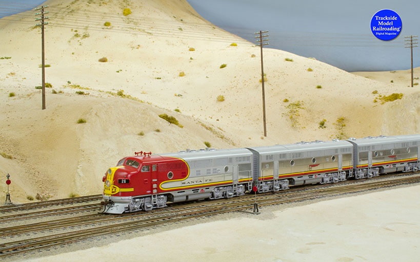 Trackside Model Railroading Cajon Summit in HO.