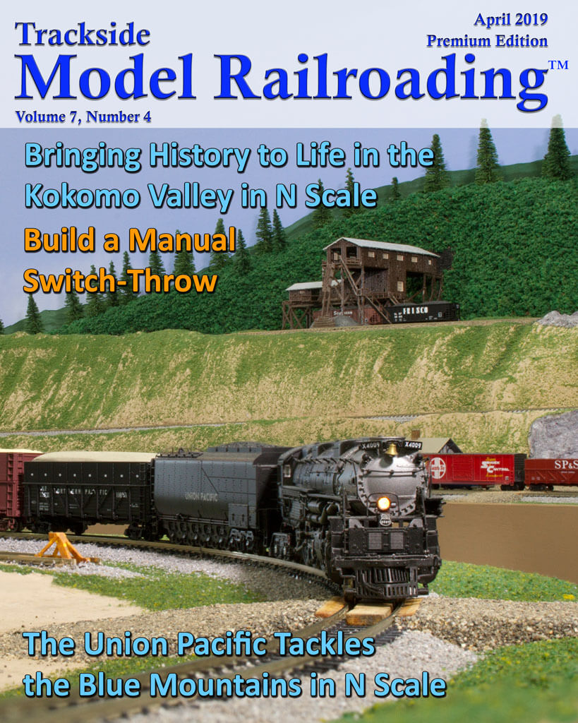 Trackside Model Railroading Digital Magazine April 2019 Cover