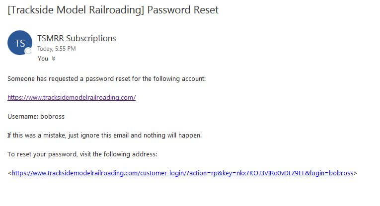 Password Reset Part 1