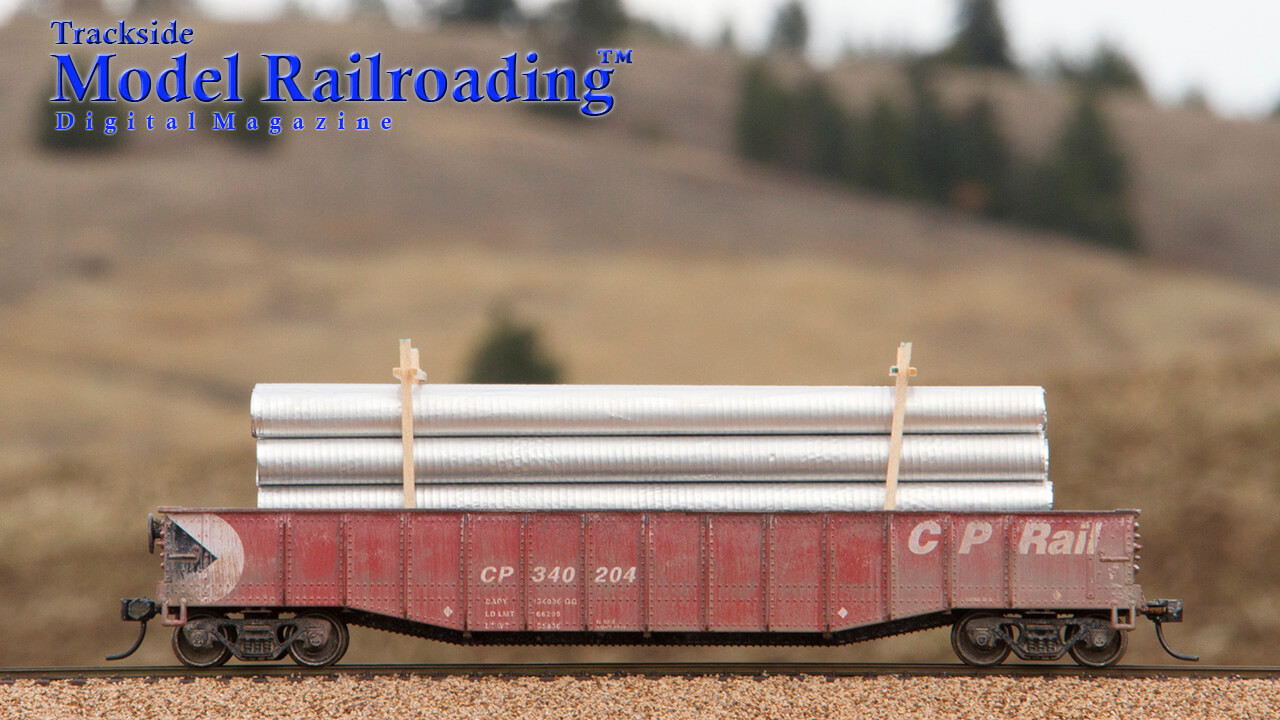 Model train scratch build steel corrugated pipes. This DIY, how to model railroad project walks you through step by step on make very realistic corrugated pipe loads for your gondola cars