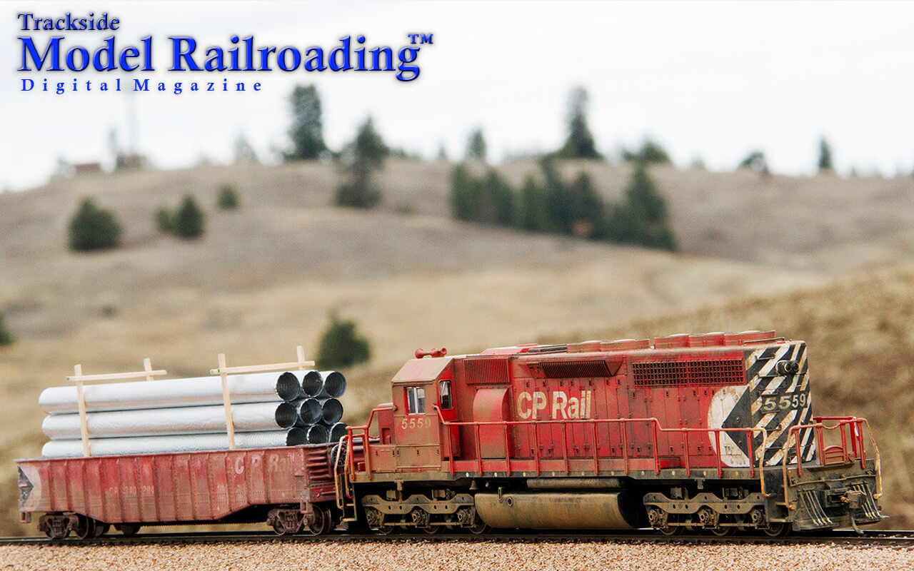 This DIY, how to model railroad project walks you through step by step on make very realistic corrugated pipe loads for your gondola cars.