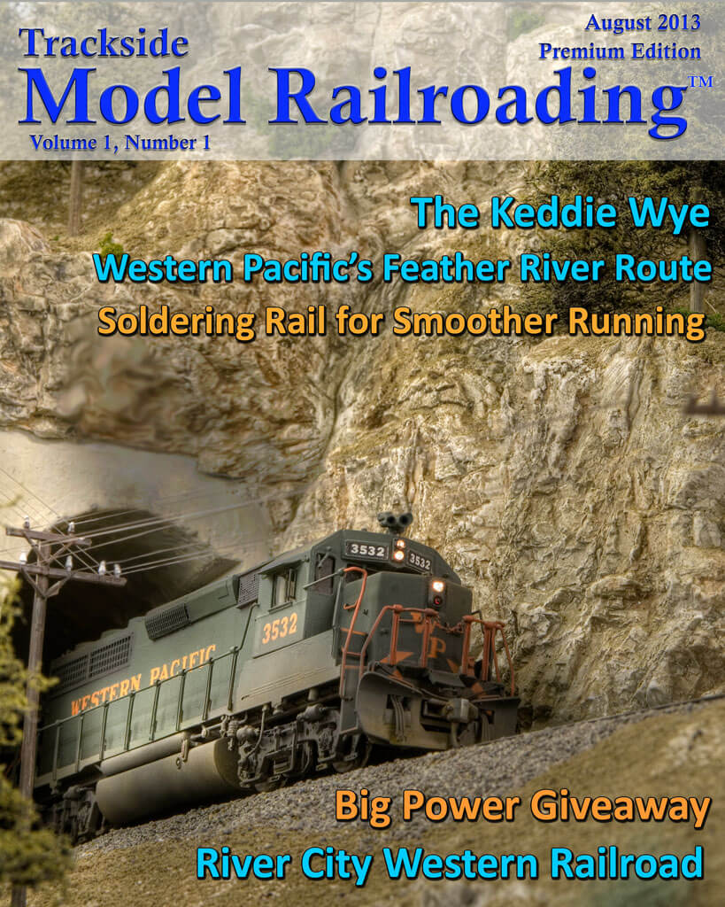 Trackside Model Railroading Digital Magazine August 2013 Cover