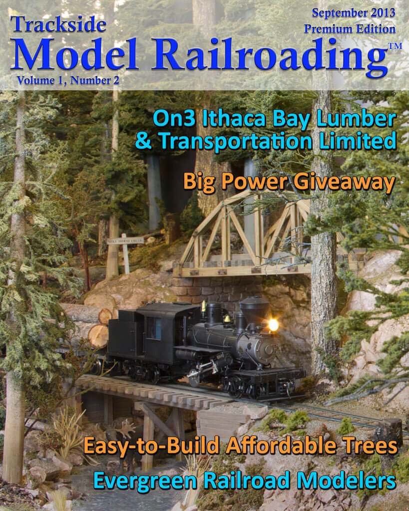 Trackside Model Railroading Digital Magazine September 2013 Cover