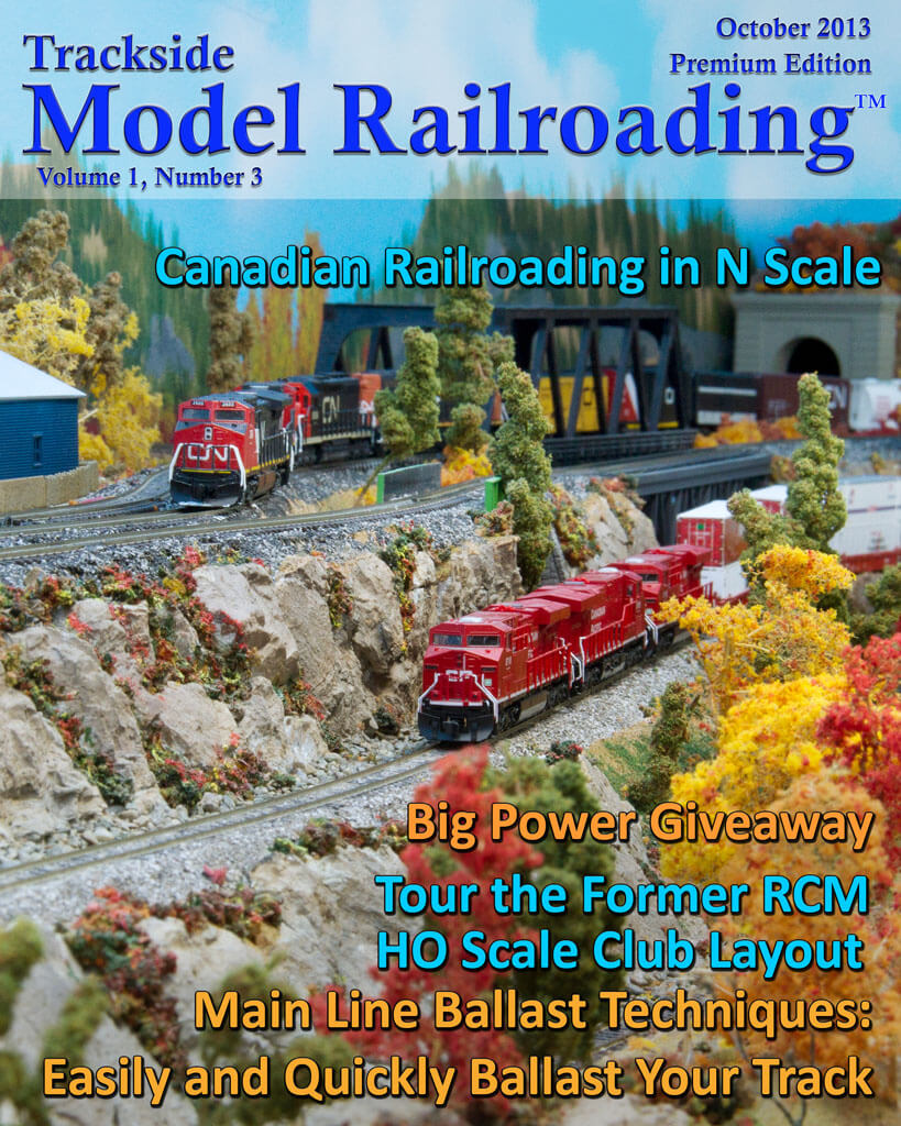 Trackside Model Railroading Digital Magazine October 2013 Cover