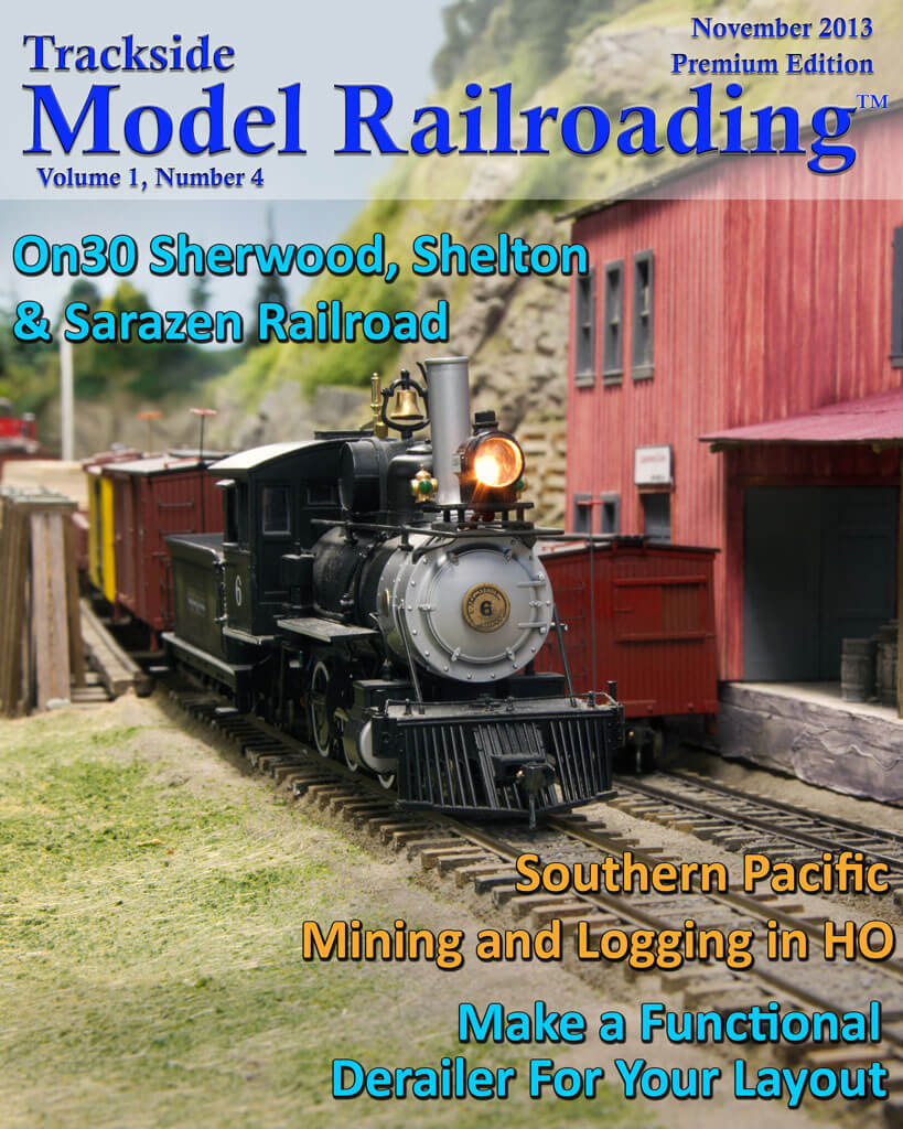 Trackside Model Railroading Digital Magazine November 2013 Cover