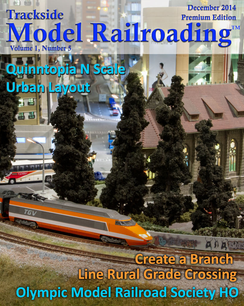 Trackside Model Railroading Digital Magazine December 2013 Cover