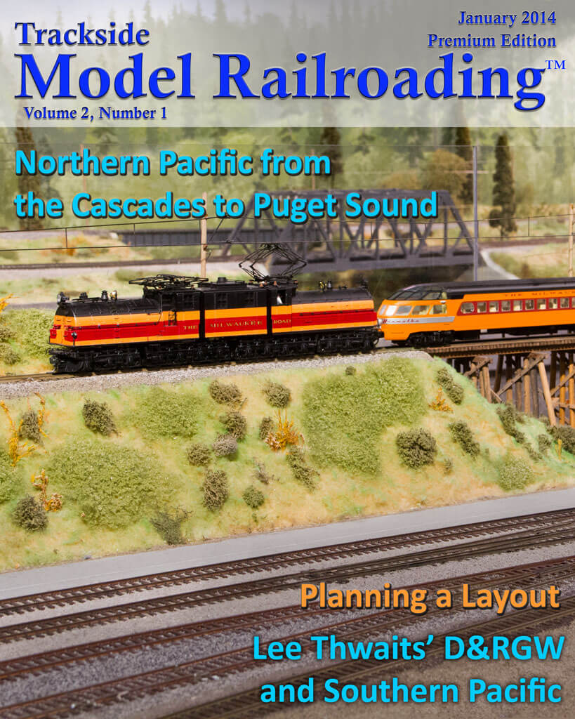 Trackside Model Railroading Digital Magazine January 2014 Cover