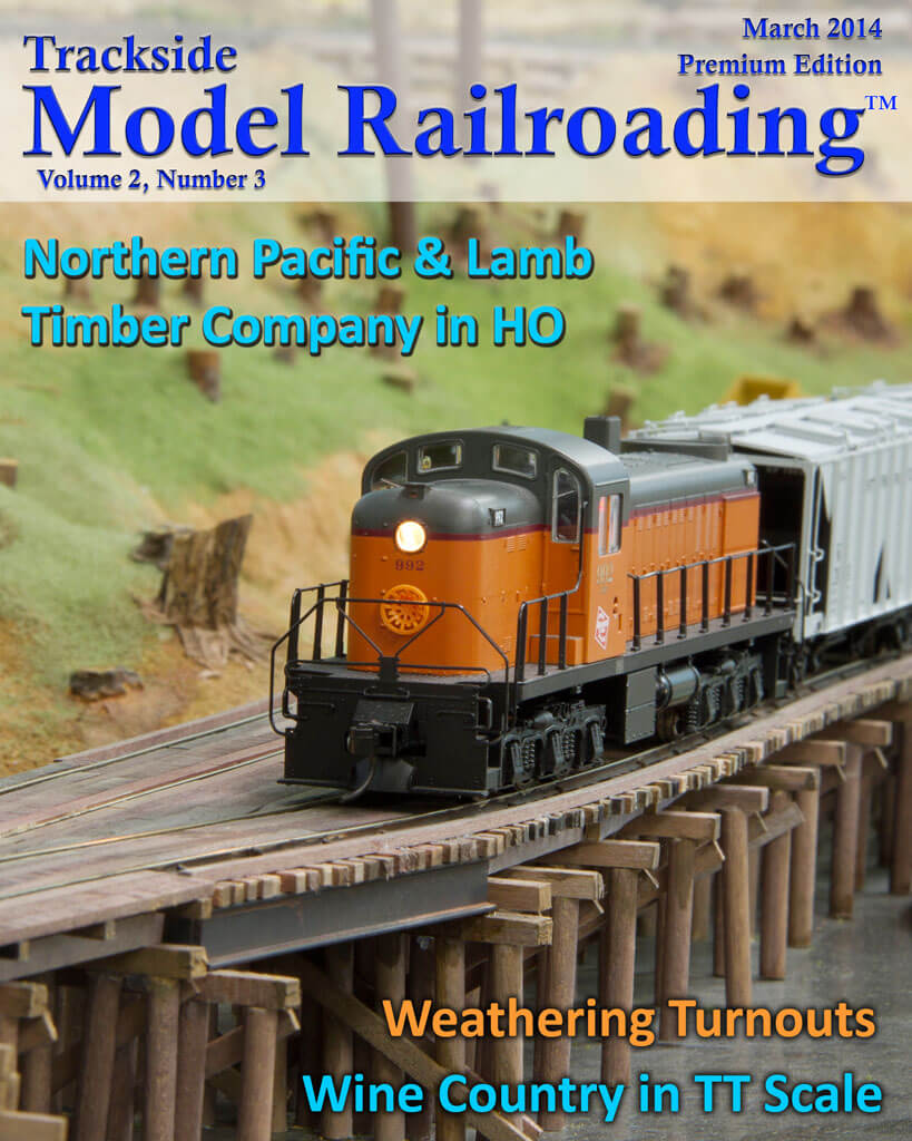 Trackside Model Railroading Digital Magazine March 2014 Cover