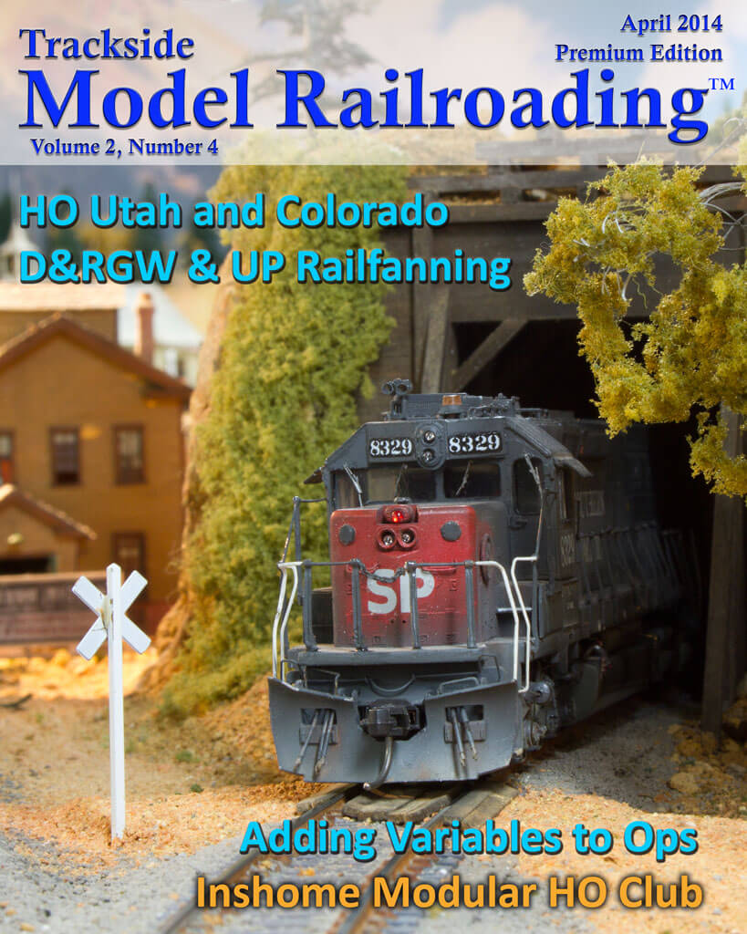 Trackside Model Railroading Digital Magazine April 2014 Cover