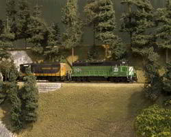 Trackside Model Railroading HO scale Burr-lington Northern