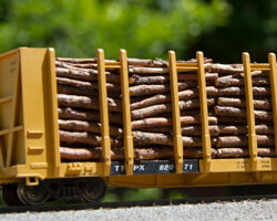 Build a Pulpwood Flatcar Load for Your Model Railroad