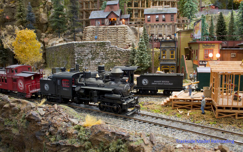 Trackside Model Railroading JJ Johnston's HO Scale Puget Sound Iron Goat Railway