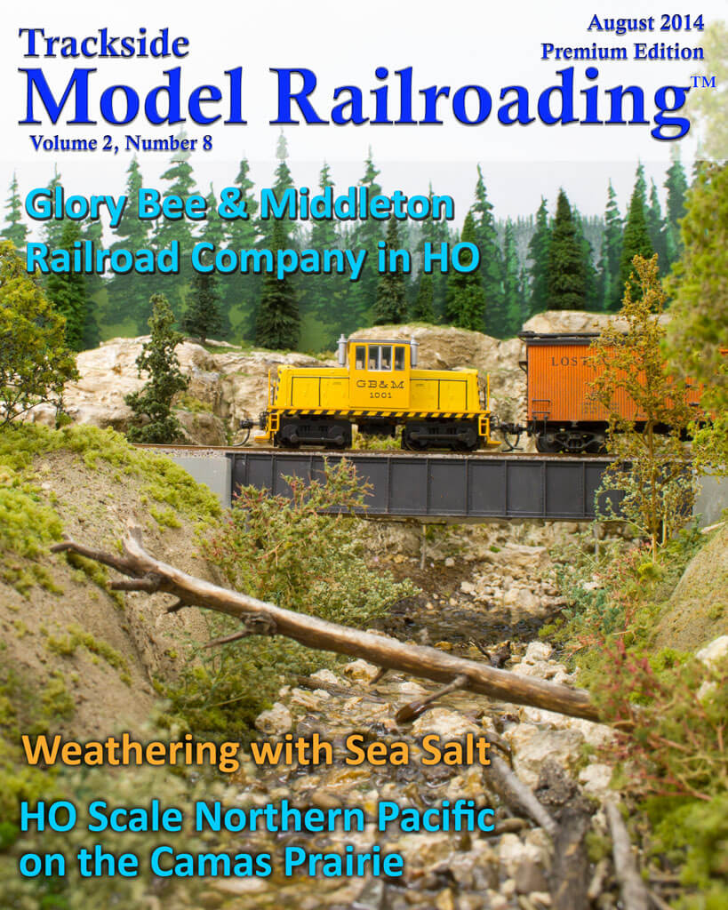 Trackside Model Railroading Digital Magazine August 2014 Cover