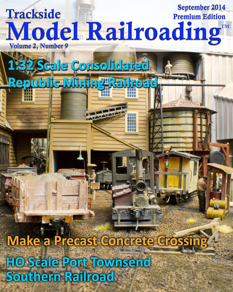 Trackside Model Railroading Digital Magazine September 2014 Cover