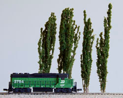 Create Poplar Trees from Sagebrush for Your Model Railroad