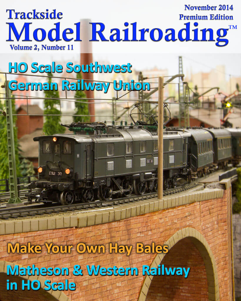 Trackside Model Railroading Digital Magazine November 2014 Cover