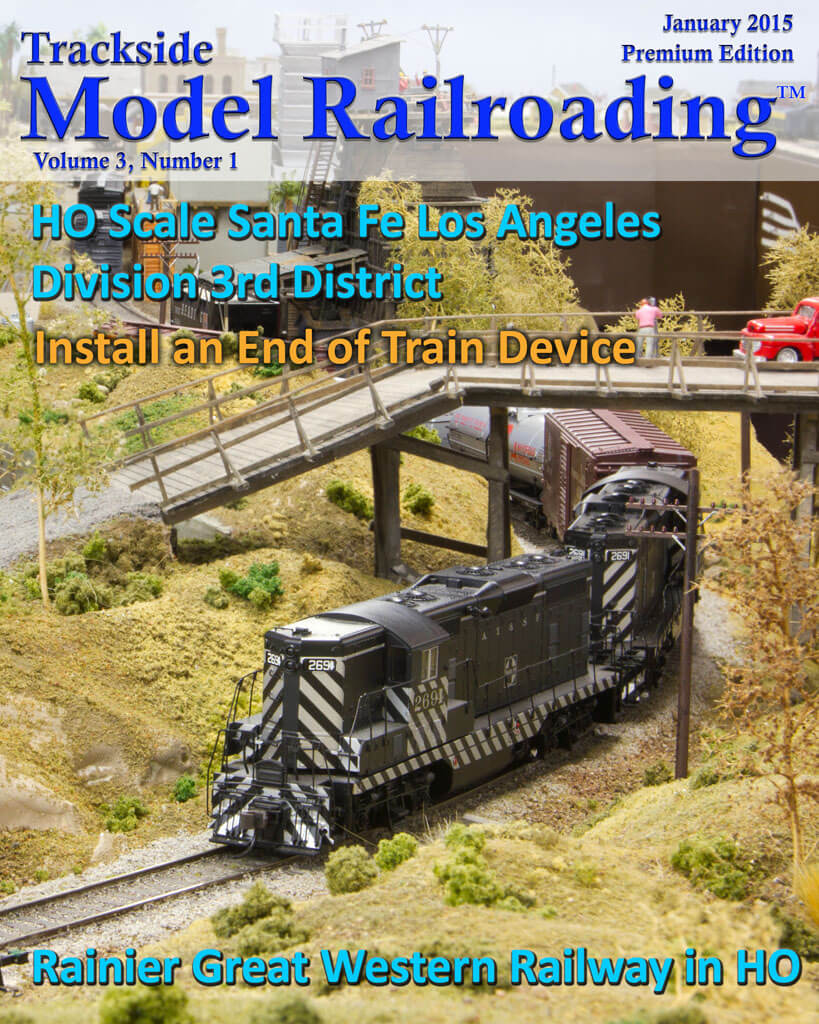 Trackside Model Railroading Digital Magazine January 2015 Cover