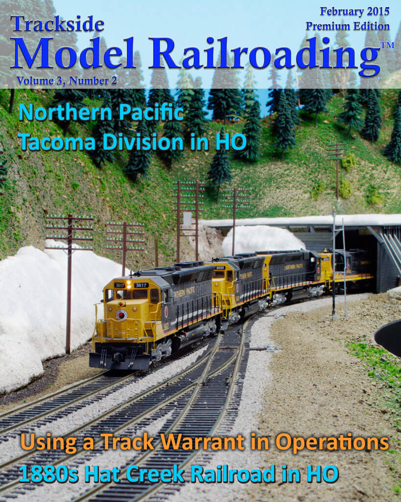 Trackside Model Railroading Digital Magazine February 2015 Cover