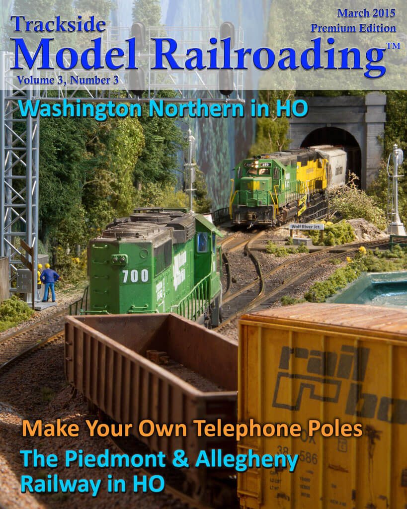 Trackside Model Railroading Digital Magazine March 2015 Cover