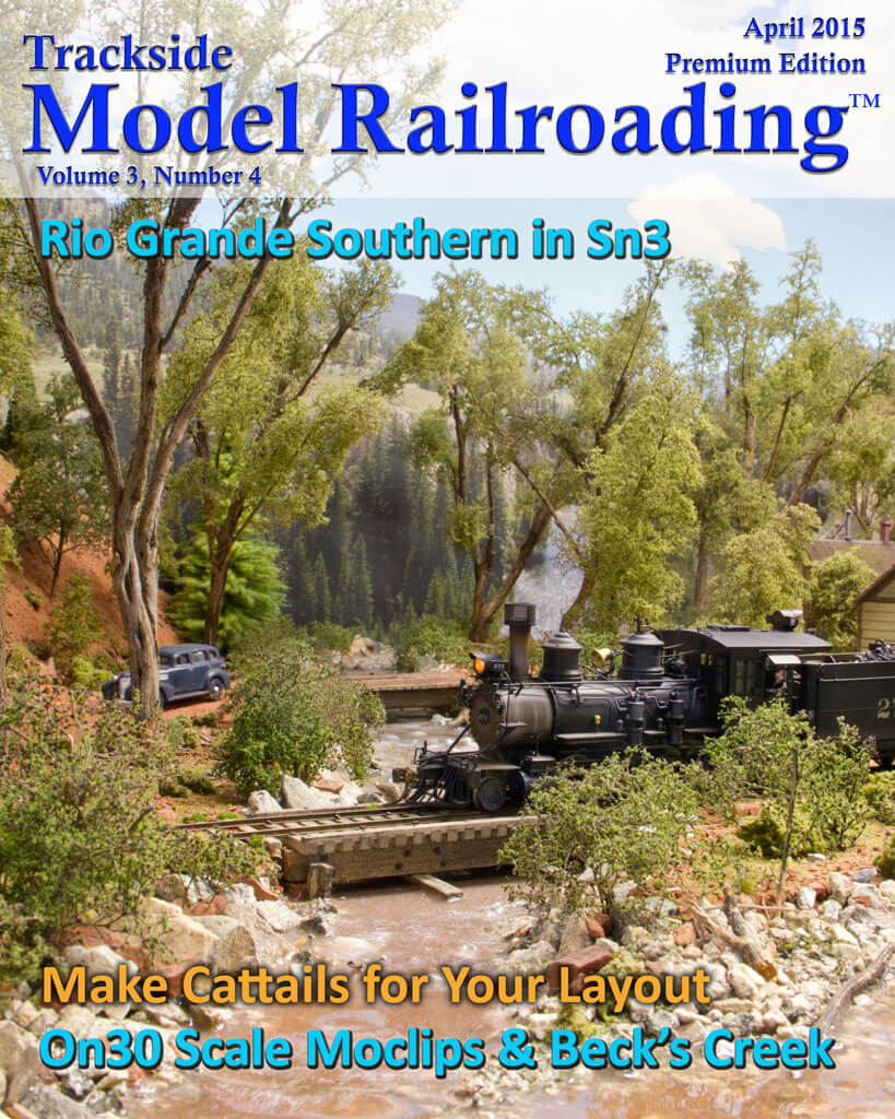 Trackside Model Railroading Digital Magazine April 2015 Cover