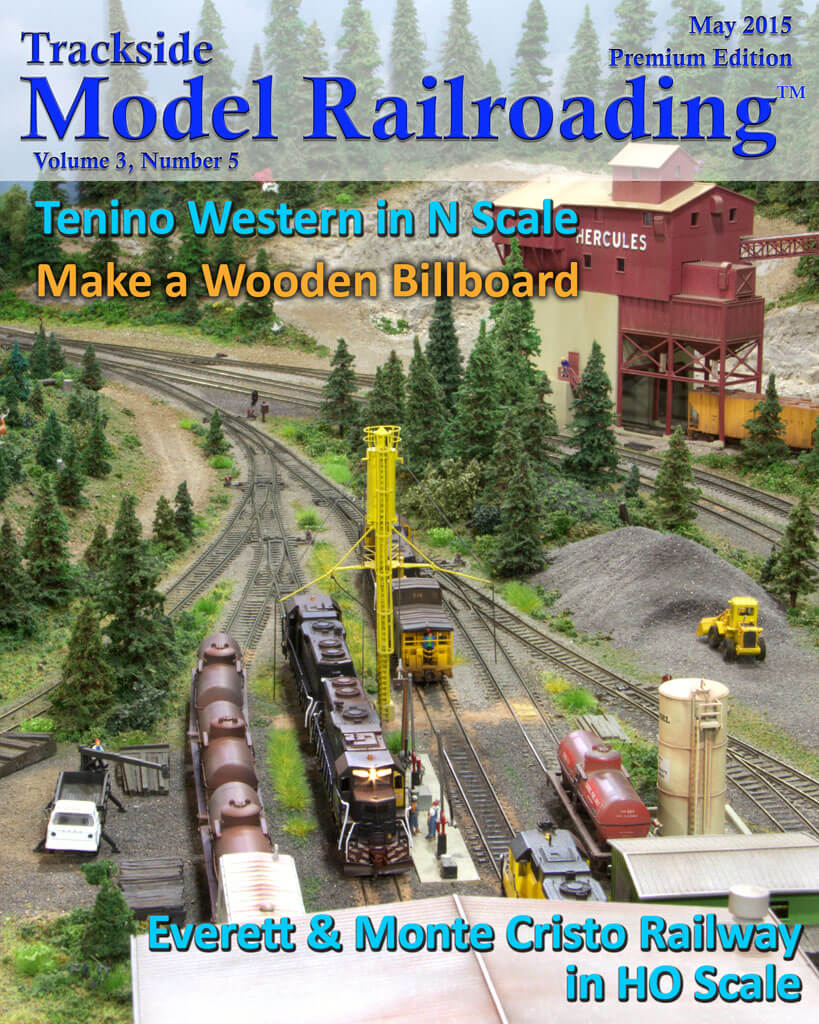 Trackside Model Railroading Digital Magazine May 2015 Cover