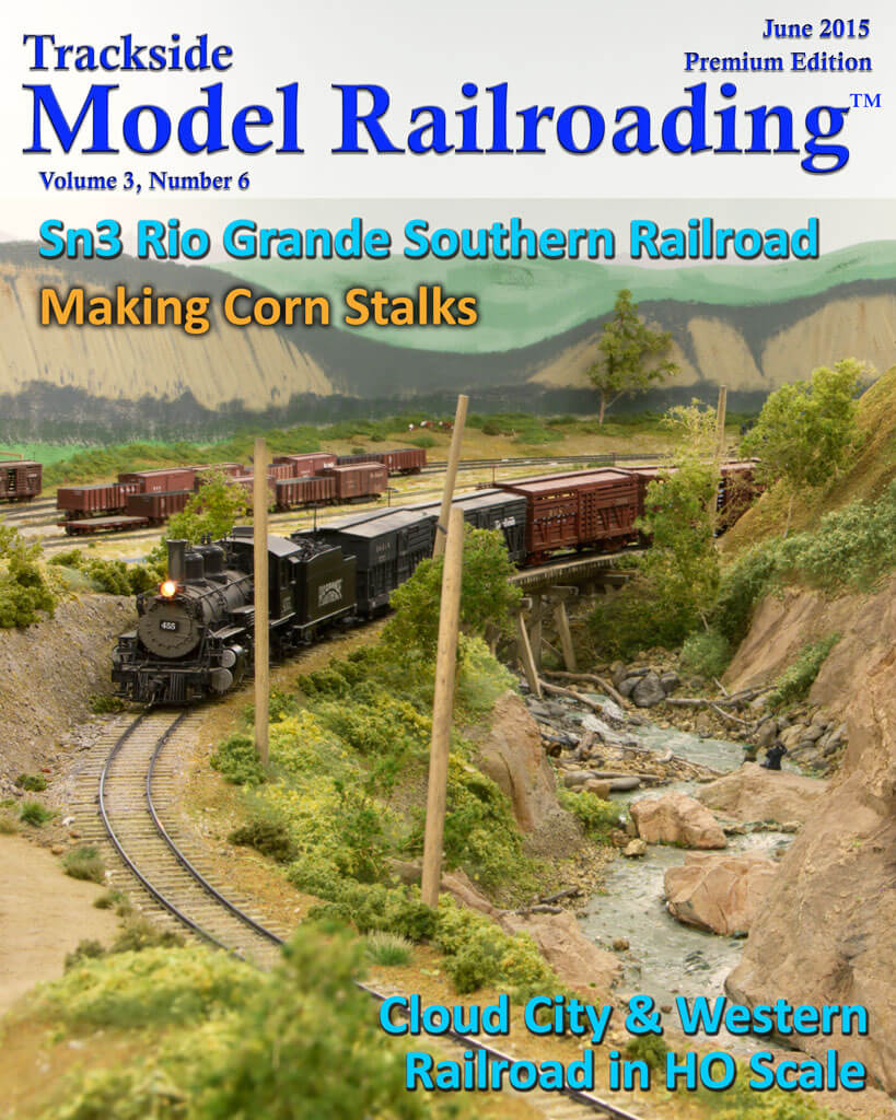 Trackside Model Railroading Digital Magazine June 2015 Cover