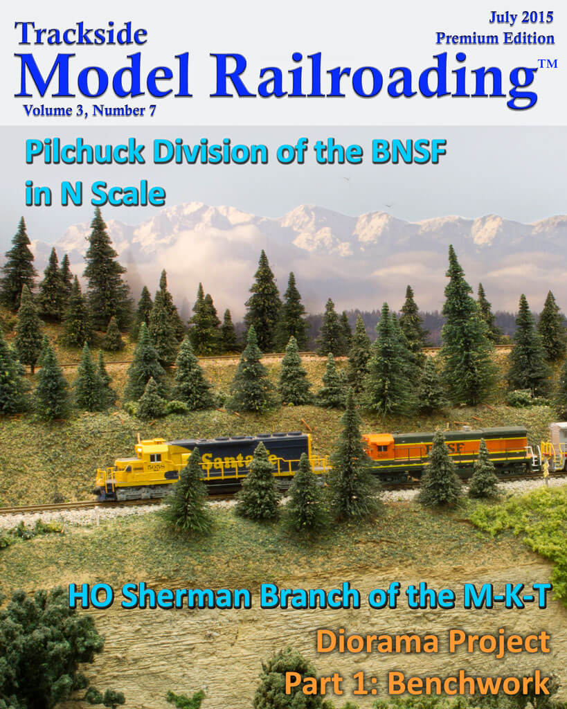 Trackside Model Railroading Digital Magazine July 2015 Cover