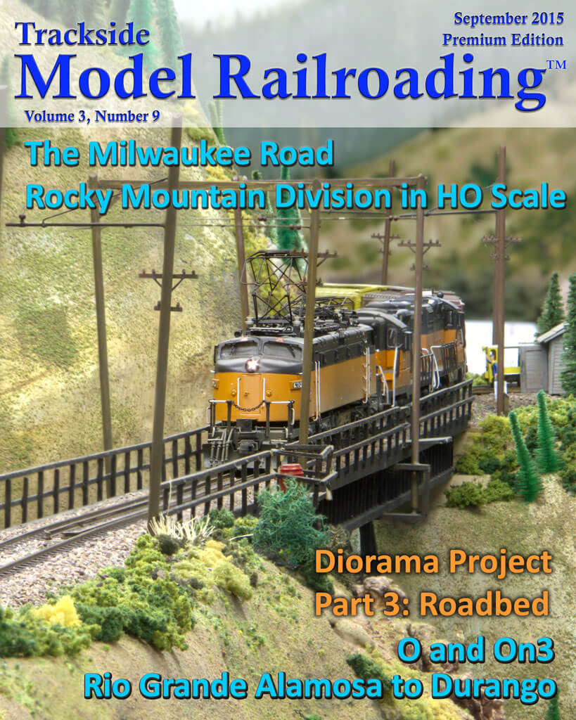 Trackside Model Railroading Digital Magazine September 2015 Cover