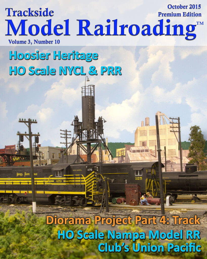 Trackside Model Railroading Digital Magazine October 2015 Cover