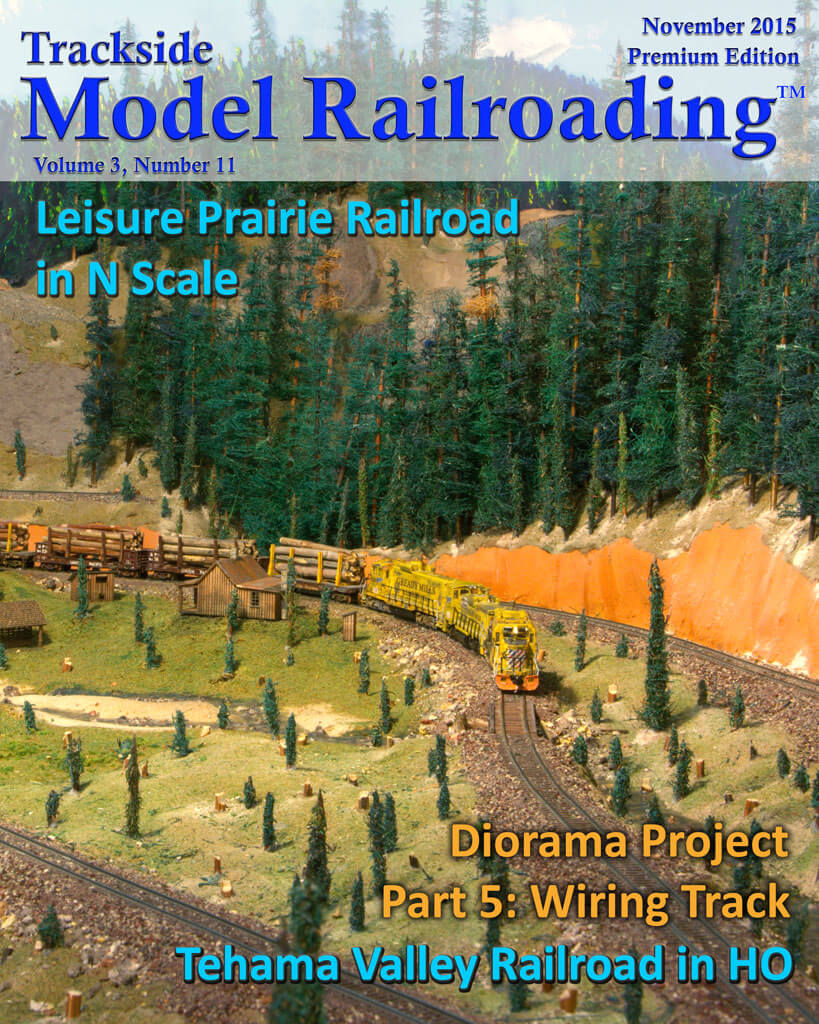 Trackside Model Railroading Digital Magazine November 2015 Cover