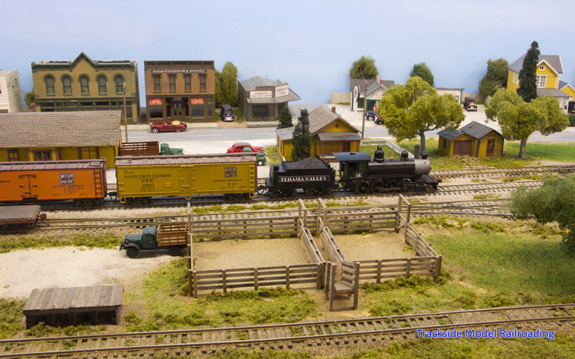 Trackside Model Railroading Scott and Diane Buckley's HO Scale Tehama Valley Railroad