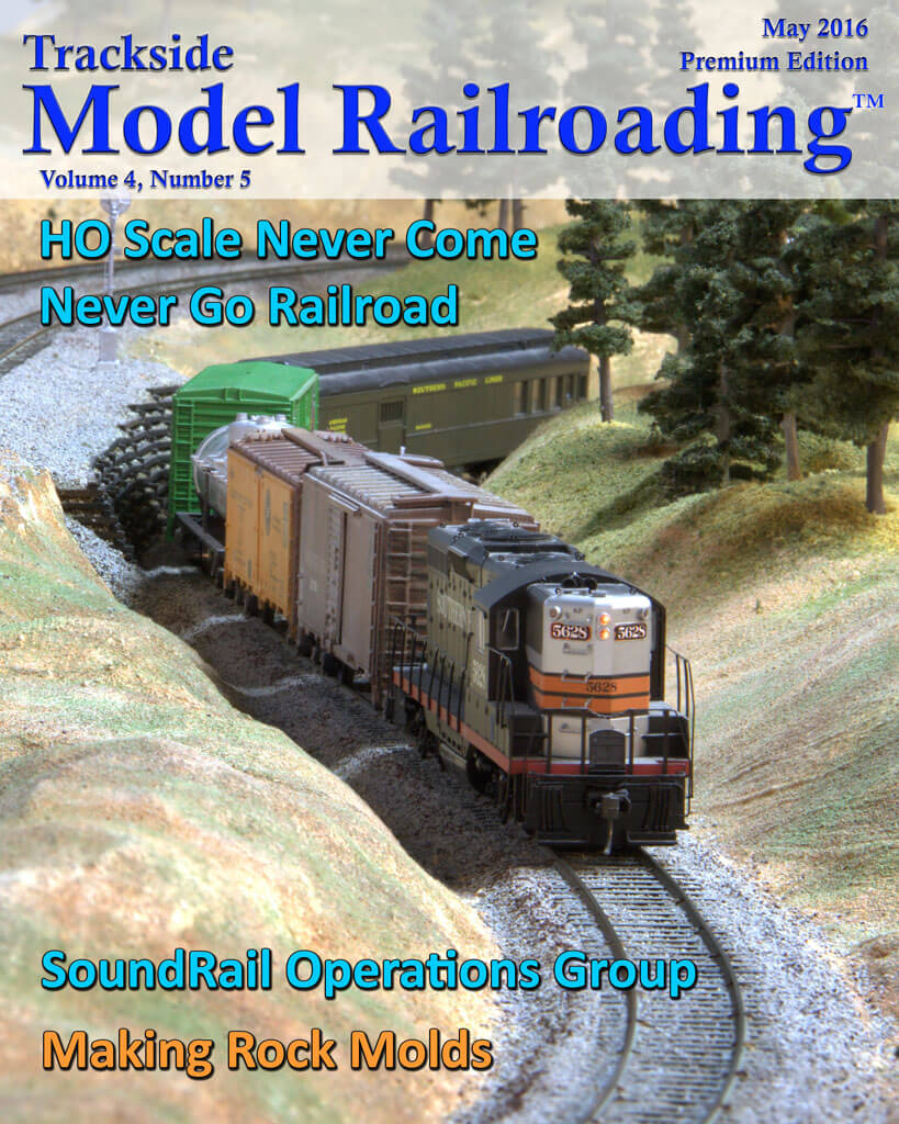 Trackside Model Railroading Digital Magazine May 2016 Cover