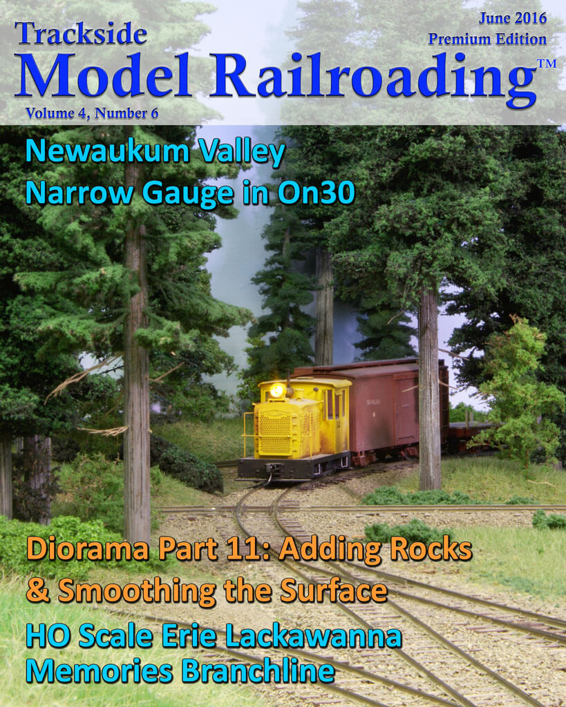 Trackside Model Railroading Digital Magazine June 2016 Cover