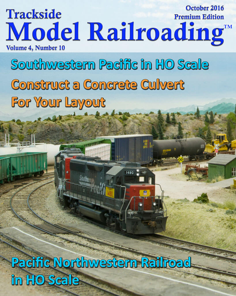 Trackside Model Railroading Digital Magazine October 2016 Cover