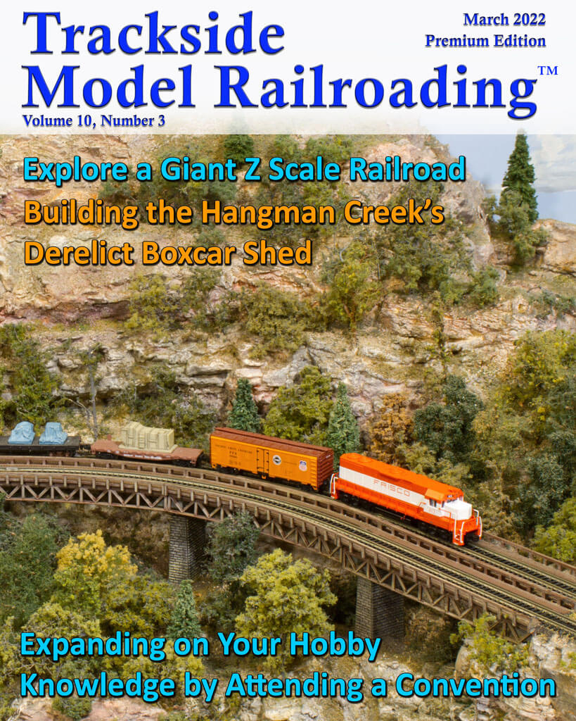 Z scale layout in Trackside Model Railroading